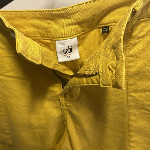 Cabi Utility Trousers in yellow/gold size 14 - Picture 2 of 4